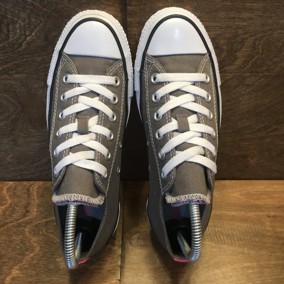 Converse Dual Tongue Gray Canvas Women's 7 Men's 5 - Picture 6 of 12